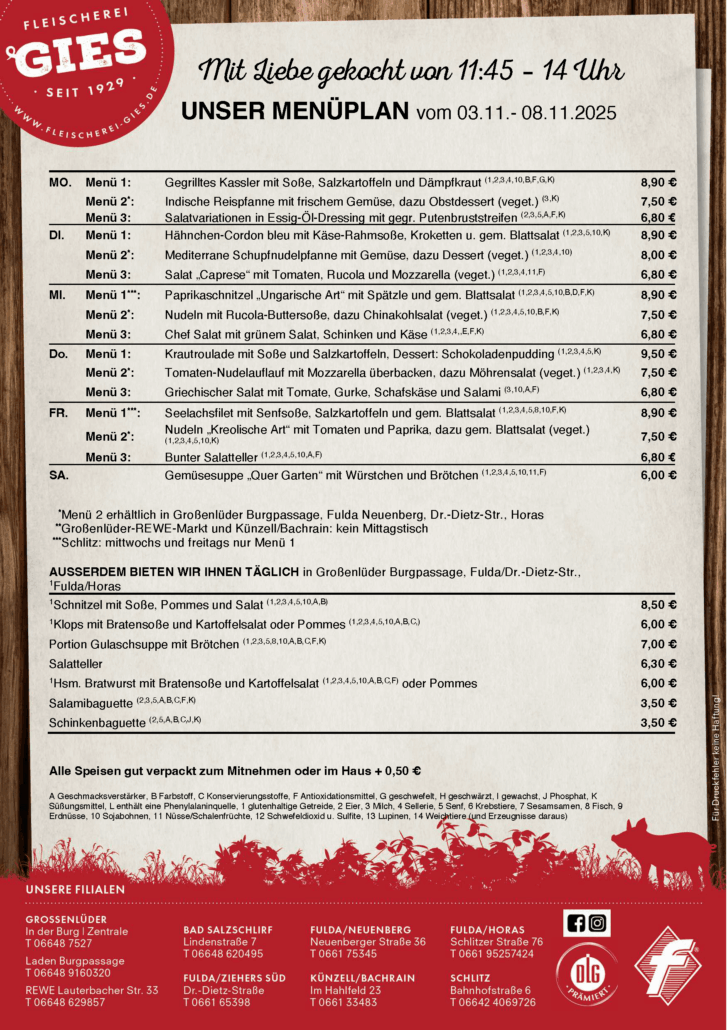 Speiseplan fb KW 45